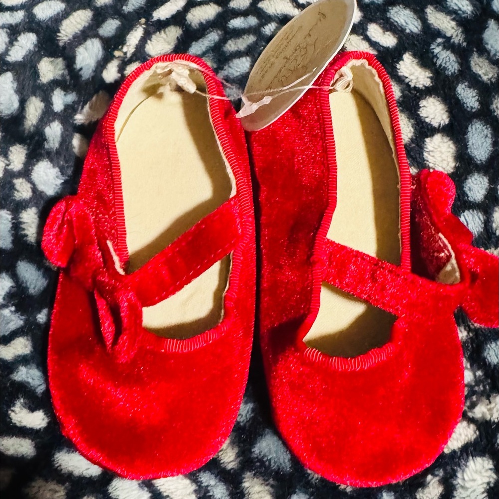 Macy's Red Velvet Kids Slippers
